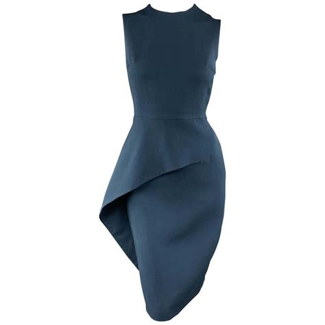 dior dress blue|Dior sleeveless dress.